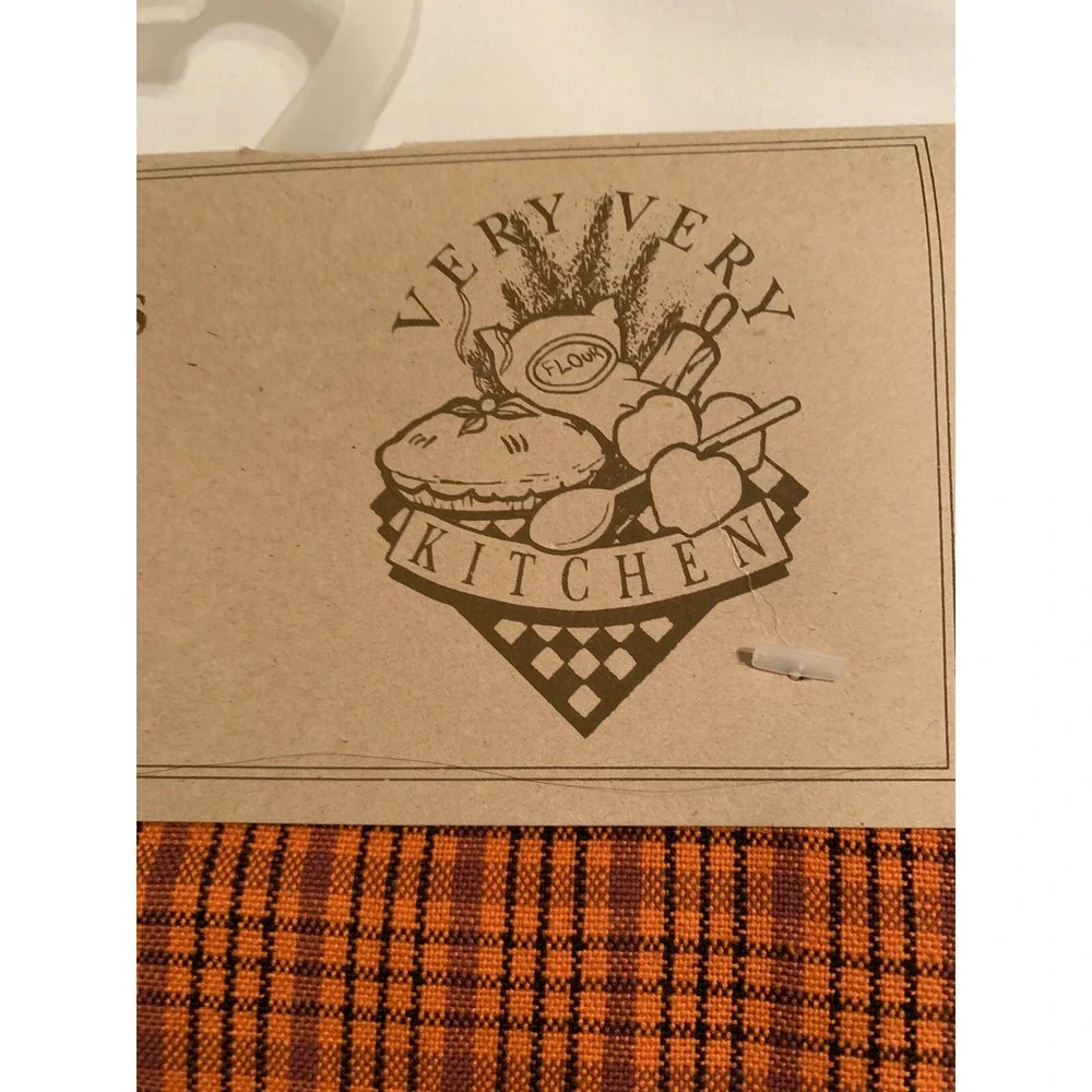 Folk Art Cat Pumpkin Halloween Tea Kitchen Towels Set of 2 NEW